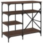 vidaXL Bäckerregal Braun Eichen-Optik 90x40x84 cm Holzwerkstoff Metall vidaXL Bäckerregal Braun Eichen-Optik 90x40x84 cm Holzwerkstoff Metall