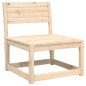 vidaXL Gartensofas mit Kissen 2 Stk. Massivholz Kiefer vidaXL Gartensofas mit Kissen 2 Stk. Massivholz Kiefer