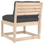 vidaXL Gartensofas mit Kissen 2 Stk. Massivholz Kiefer vidaXL Gartensofas mit Kissen 2 Stk. Massivholz Kiefer