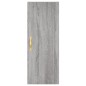 Highboard Grau Sonoma 34,5x34x180 cm Holzwerkstoff Highboard Grau Sonoma 34,5x34x180 cm Holzwerkstoff