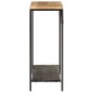 vidaXL Konsolentisch 90x30x75 cm Raues Massivholz Mango und Eisen vidaXL Konsolentisch 90x30x75 cm Raues Massivholz Mango und Eisen