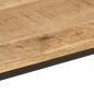 vidaXL Konsolentisch 90x30x75 cm Raues Massivholz Mango und Eisen vidaXL Konsolentisch 90x30x75 cm Raues Massivholz Mango und Eisen