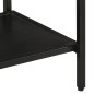 vidaXL Konsolentisch 90x30x75 cm Raues Massivholz Mango und Eisen vidaXL Konsolentisch 90x30x75 cm Raues Massivholz Mango und Eisen