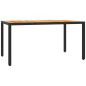 vidaXL 7-tlg. Garten-Essgruppe mit Kissen Schwarz Poly Rattan vidaXL 7-tlg. Garten-Essgruppe mit Kissen Schwarz Poly Rattan