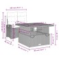 vidaXL 2-tlg. Garten-Essgruppe mit Kissen Schwarz Poly Rattan vidaXL 2-tlg. Garten-Essgruppe mit Kissen Schwarz Poly Rattan