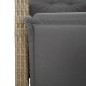 vidaXL 5-tlg. Garten-Essgruppe mit Kissen Beige Poly Rattan vidaXL 5-tlg. Garten-Essgruppe mit Kissen Beige Poly Rattan