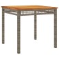 vidaXL 3-tlg. Garten-Essgruppe mit Kissen Grau Poly Rattan vidaXL 3-tlg. Garten-Essgruppe mit Kissen Grau Poly Rattan