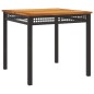 vidaXL 3-tlg. Garten-Essgruppe mit Kissen Schwarz Poly Rattan vidaXL 3-tlg. Garten-Essgruppe mit Kissen Schwarz Poly Rattan