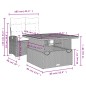 vidaXL 2-tlg. Garten-Essgruppe mit Kissen Grau Poly Rattan vidaXL 2-tlg. Garten-Essgruppe mit Kissen Grau Poly Rattan
