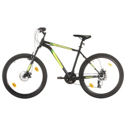 Mountainbike 21 Gang 27,5 Zoll Rad 50 cm Schwarz