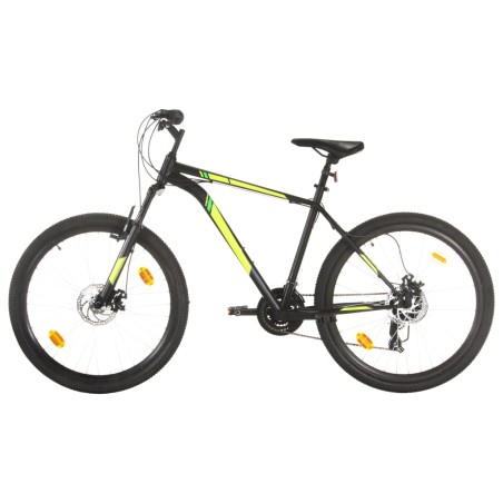 Mountainbike 21 Gang 27,5 Zoll Rad 50 cm Schwarz
