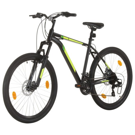 Mountainbike 21 Gang 27,5 Zoll Rad 50 cm Schwarz