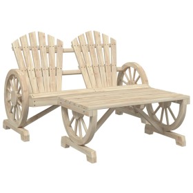 vidaXL 2-tlg. Garten-Lounge-Set Massivholz Tanne