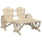 vidaXL 2-tlg. Garten-Lounge-Set Massivholz Tanne vidaXL 2-tlg. Garten-Lounge-Set Massivholz Tanne
