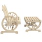 vidaXL 2-tlg. Garten-Lounge-Set Massivholz Tanne vidaXL 2-tlg. Garten-Lounge-Set Massivholz Tanne