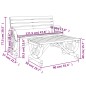 vidaXL 2-tlg. Garten-Lounge-Set Massivholz Tanne vidaXL 2-tlg. Garten-Lounge-Set Massivholz Tanne