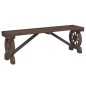 vidaXL Gartenbank 115 cm Massivholz Tanne vidaXL Gartenbank 115 cm Massivholz Tanne