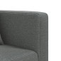 vidaXL Schlafsofa in L-Form Dunkelgrau 275x140x70 cm Stoff vidaXL Schlafsofa in L-Form Dunkelgrau 275x140x70 cm Stoff