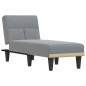 vidaXL Chaiselongue Hellgrau Stoff vidaXL Chaiselongue Hellgrau Stoff