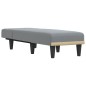 vidaXL Chaiselongue Hellgrau Stoff vidaXL Chaiselongue Hellgrau Stoff