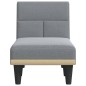 vidaXL Chaiselongue Hellgrau Stoff vidaXL Chaiselongue Hellgrau Stoff