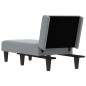 vidaXL Chaiselongue Hellgrau Stoff vidaXL Chaiselongue Hellgrau Stoff