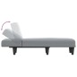 vidaXL Chaiselongue Hellgrau Stoff vidaXL Chaiselongue Hellgrau Stoff