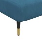 vidaXL Chaiselongue Blau Samt vidaXL Chaiselongue Blau Samt
