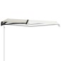 vidaXL Einziehbare Markise mit Windsensor & LED 300x250cm Creme vidaXL Einziehbare Markise mit Windsensor & LED 300x250cm Creme