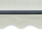 vidaXL Einziehbare Markise mit Windsensor & LED 300x250cm Creme vidaXL Einziehbare Markise mit Windsensor & LED 300x250cm Creme