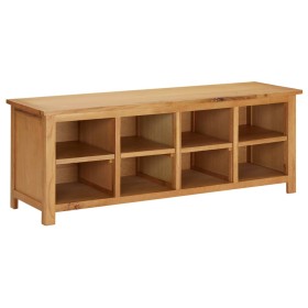 vidaXL Schuhregal 114x37x45 cm Massivholz Eiche 