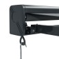 vidaXL Markise Einziehbar Anthrazit 3,5x2,5 m Stoff und Aluminium vidaXL Markise Einziehbar Anthrazit 3,5x2,5 m Stoff und Aluminium