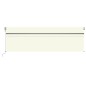 vidaXL Markise Automatisch Einziehbar mit Volant 5x3 m Creme vidaXL Markise Automatisch Einziehbar mit Volant 5x3 m Creme