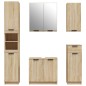vidaXL 5-tlg. Badmöbel-Set Sonoma-Eiche Holzwerkstoff vidaXL 5-tlg. Badmöbel-Set Sonoma-Eiche Holzwerkstoff