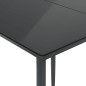 vidaXL 3-tlg. Garten-Essgruppe mit Kissen Schwarz Poly Rattan vidaXL 3-tlg. Garten-Essgruppe mit Kissen Schwarz Poly Rattan
