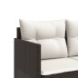vidaXL Sonnenliege mit Kissen Braun Poly Rattan vidaXL Sonnenliege mit Kissen Braun Poly Rattan