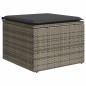 vidaXL 7-tlg. Garten-Sofagarnitur mit Kissen Grau Poly Rattan vidaXL 7-tlg. Garten-Sofagarnitur mit Kissen Grau Poly Rattan
