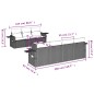 vidaXL 8-tlg. Garten-Sofagarnitur mit Kissen Schwarz Poly Rattan vidaXL 8-tlg. Garten-Sofagarnitur mit Kissen Schwarz Poly Rattan