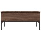 vidaXL Couchtisch Braun Eichen-Optik 100x50x45 cm Holzwerkstoff Metall vidaXL Couchtisch Braun Eichen-Optik 100x50x45 cm Holzwerkstoff Metall