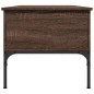 vidaXL Couchtisch Braun Eichen-Optik 100x50x45 cm Holzwerkstoff Metall vidaXL Couchtisch Braun Eichen-Optik 100x50x45 cm Holzwerkstoff Metall