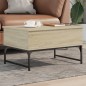 vidaXL Couchtisch Sonoma-Eiche 70x50x40 cm Holzwerkstoff und Metall vidaXL Couchtisch Sonoma-Eiche 70x50x40 cm Holzwerkstoff und Metall