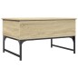 vidaXL Couchtisch Sonoma-Eiche 70x50x40 cm Holzwerkstoff und Metall vidaXL Couchtisch Sonoma-Eiche 70x50x40 cm Holzwerkstoff und Metall
