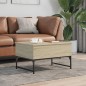 vidaXL Couchtisch Sonoma-Eiche 70x50x40 cm Holzwerkstoff und Metall vidaXL Couchtisch Sonoma-Eiche 70x50x40 cm Holzwerkstoff und Metall
