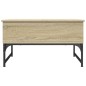 vidaXL Couchtisch Sonoma-Eiche 70x50x40 cm Holzwerkstoff und Metall vidaXL Couchtisch Sonoma-Eiche 70x50x40 cm Holzwerkstoff und Metall
