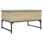 vidaXL Couchtisch Sonoma-Eiche 70x50x40 cm Holzwerkstoff und Metall vidaXL Couchtisch Sonoma-Eiche 70x50x40 cm Holzwerkstoff und Metall