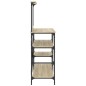 vidaXL Bäckerregal Sonoma-Eiche 90x40x132 cm Holzwerkstoff und Metall vidaXL Bäckerregal Sonoma-Eiche 90x40x132 cm Holzwerkstoff und Metall