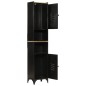 vidaXL Badschrank 40x27x180 cm Eisen und Massivholz Mango vidaXL Badschrank 40x27x180 cm Eisen und Massivholz Mango