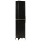 vidaXL Badschrank 40x27x180 cm Eisen und Massivholz Mango vidaXL Badschrank 40x27x180 cm Eisen und Massivholz Mango