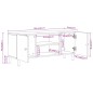 vidaXL TV-Schrank 105x33x46 cm Massivholz Mango vidaXL TV-Schrank 105x33x46 cm Massivholz Mango