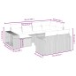 vidaXL 11-tlg. Garten-Sofagarnitur mit Kissen Beige Poly Rattan vidaXL 11-tlg. Garten-Sofagarnitur mit Kissen Beige Poly Rattan